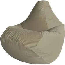 Кресло-мешок Flagman Макси XXL Г2.5-404 (Parma 1011 Taupe, велюр)