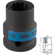 Головка слесарная King Tony 453016M