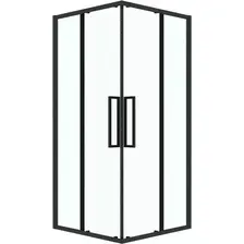Душевой уголок Grossman Cosmo 100x100x195 300.K33.02.1010.21.00 (черный матовый/прозрачное стекло)