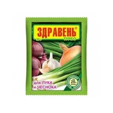 Удобрение Здравень Турбо для лука и чеснока, 30г