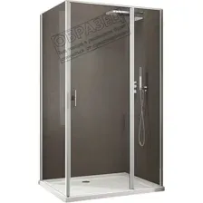 Душевой уголок Allen Brau Priority 90x100 304209 (серебро браш)