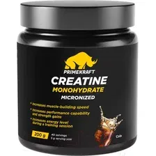 Креатин Prime Kraft Kraft Monohydrate Micronized (200г, кола, банка)