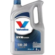 Моторное масло Valvoline SynPower MST C3 5W30 / 874308 (5л)
