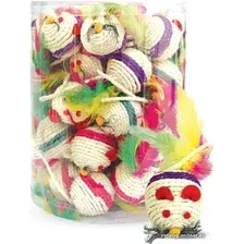 Игрушка для кошек Triol Шарик-мышь NT515 d 4,5 см 48 штук