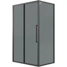 Душевой уголок Grossman Cosmo 130x80x195 120.K33.02.1380.21.10 (черный матовый/тонированное стекло)