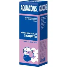 Средство для ухода за водой аквариума Aquacons Моментальная защита / 54164 (50мл)
