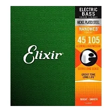 Струны для гитары Elixir Strings 14077 45-105 4-Strings