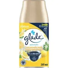 Сменный блок для освежителя воздуха Glade Automatic Сицилийский лимонад и мята (269мл)