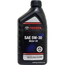 Моторное масло Toyota 5W30 002791QT5W6S 0.946л