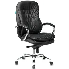 офисное компьютерное кресло Бюрократ T-9950 Leather, черный