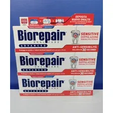 Зубная паста Biorepair Advanced Sensitive Для чувствительных зубов для ежедневного применения 3 шт. х 75 мл