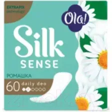 Прокладки ежедневные Ola! Daily Deo Silk Sense Ромашка (60шт)