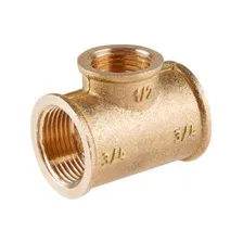 Тройник латунный переходной с внутренней резьбой ЦВЕТЛИТ [3/4"х1/2"х3/4"] (ZW50088)