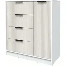 Тумба Интерлиния Концепт Лайн КТ-Т90 (белый платинум/кашемир)