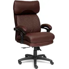 Офисное кресло TetChair Chief (экокожа, коричневый)