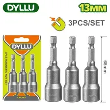 Торцевая магнитная насадка 13x65мм DYLLU DTWR2K13 (3 шт)