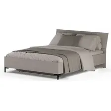 Кровать Black Red White Domenica LOZ140х200 Д (глиняный серый/глиняный серый)