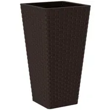 Кашпо Form-Plastic Rattana Slim FP-3890-070 (темно-коричневый)