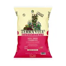 Почвогрунт Terra Vita Живая земля Роза-Пион-Гладиолус 5 л