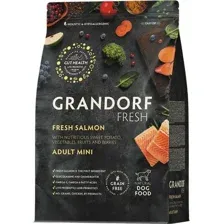 Сухой корм для собак Grandorf Adult Mini Breeds Fresh Salmon&amp;Sweet Potato 1 кг