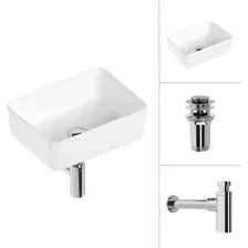 Умывальник Lauter 21674B + клапан 21190CH + сифон 21635CH (хром)