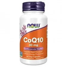 Коэнзим NOW CoQ10 30 мг. 60 капсул