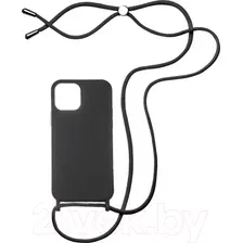 Чехол-накладка Bingo Lanyard для iPhone 12 (черный)