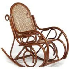 Кресло-качалка TetChair Milano без подушки (орех)