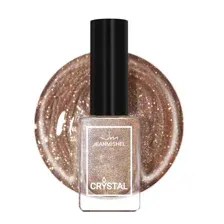 JEANMISHEL Лак для ногтей голографический CRYSTAL (песочно-бежевый блестящий) тон 715