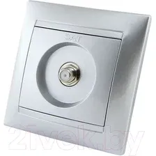 Розетка TDM Лама SQ1815-0221 (серебристый металлик)