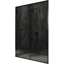 Душевая дверь MaybahGlass 195x150 MGD-1285-6 (графит/черный)