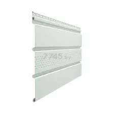 Софит DOCKE Premium с центральной перфорацией Пломбир 3 м (PSTT-1044)