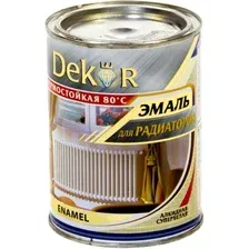Эмаль Dekor для радиаторов (белый, 0.8 кг)