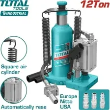 Бутылочный домкрат Total THT109126 12т