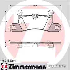 Тормозные колодки Zimmermann 247211701