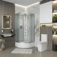 Душевая кабина Niagara NG-3302-14BKTG 100x100x200