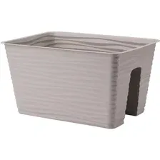 Кашпо Form-Plastic Sahara 4460-055 (светло-серый)