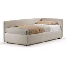 Кровать-тахта Sonit Nicole правый 90x200 шенилл Eclipse (01 светло-бежевый)