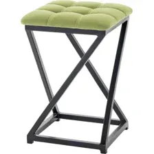 Табурет AMC Comfort 8К1.11 (кожзам, оливковый/черный)