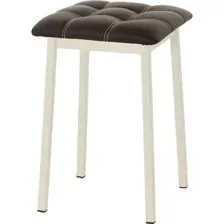 Табурет AMC Comfort, 7К3.2, слоновая кость/венге кожзам