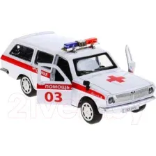 Автомобиль игрушечный Технопарк Газ 2402 Волга Скорая / 2402-12AMB-WH