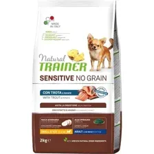 Сухой корм для собак Trainer Natural No Grain (для мелких пород, форель) 2 кг