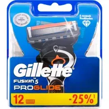 Сменные кассеты для бритья Gillette Fusion ProGlide, 12 шт