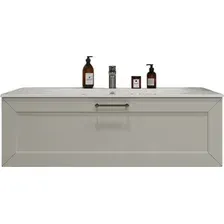 TERMINUS Тумба с умывальником Виктория 120x38x45 с 1 ящиком VIC101201900301O (белый)