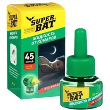 Наполнитель для фумигатора Super Bat 45 ночей от комаров / SBAT04530 (30мл)