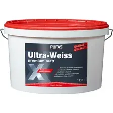 Краска Pufas Ultra-Weiss Innensilikon Премиум силиконовая (12.5л, матовый)