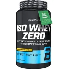 Протеин сывороточный (изолят) BioTech USA Iso Whey Zero (ананас/манго, 908 г)