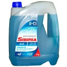 Антифриз SIBIRIA ОЖ-40 синий, 5 кг
