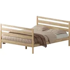 Кровать Домаклево Лето 180x190+В3+В3 (натуральный)