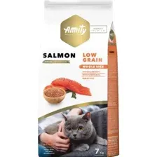 Корм для кошек Amity Super Premium, лосось, 7 кг